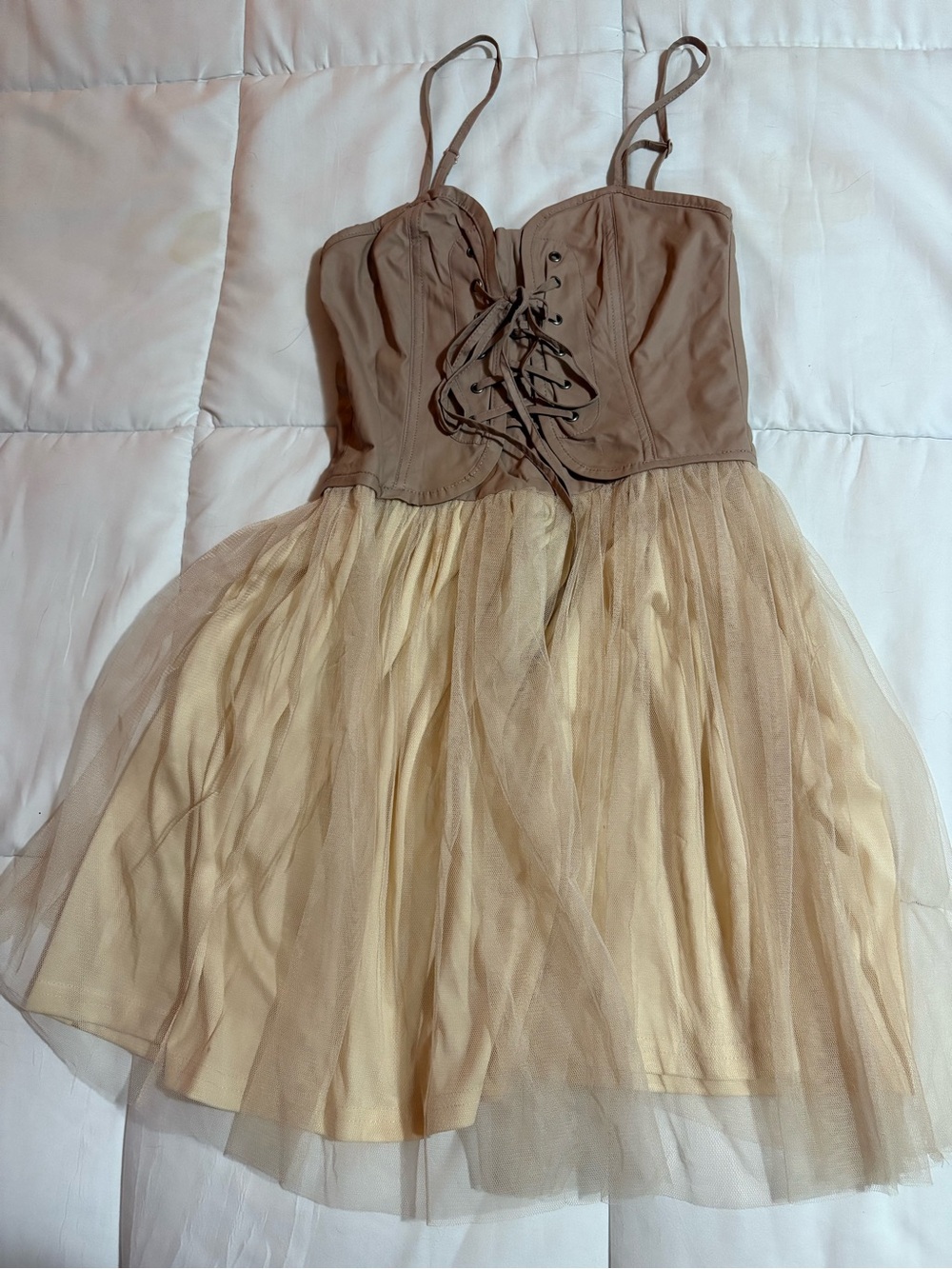 Mustard Seed Tulle Dress